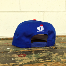 Load image into Gallery viewer, Nashville Blue Jeans — Primary — Dynasty Snapback — White / Blue / Red