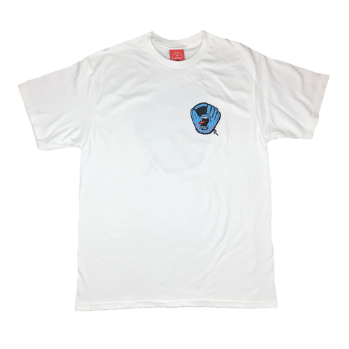 Screaming Ball Glove T-Shirt — White